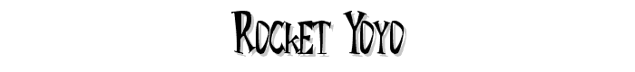 Rocket YoYo font